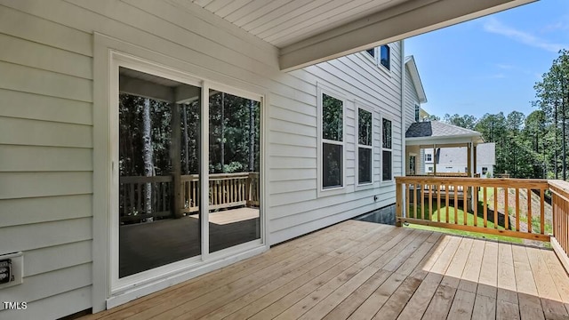 7521 Percussion Dr, Apex, NC 27539 - view of deck