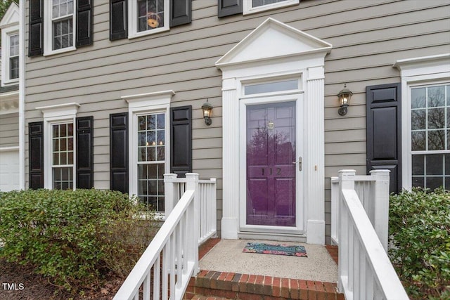 view of property entrance