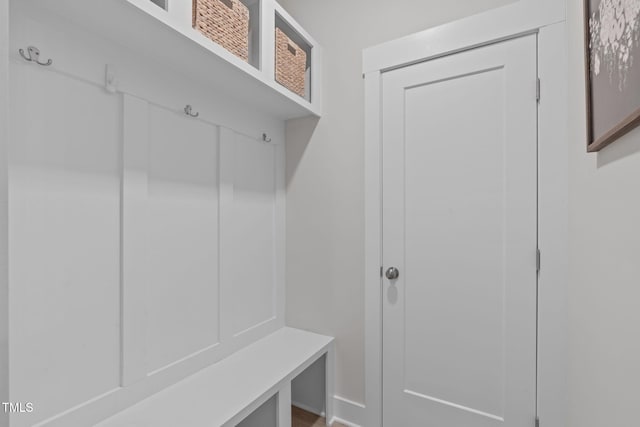 view of mudroom