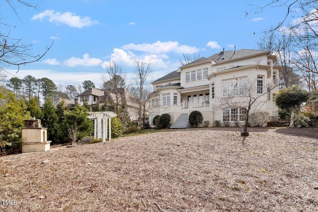 view of back of property