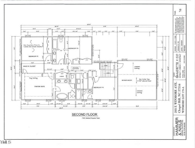 203 E Winmore Ave, Chapel Hill, NC 27516 - property floor plan