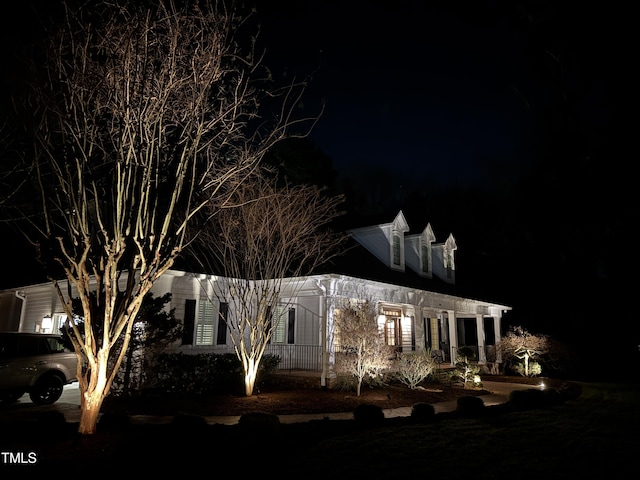 view of cape cod-style house