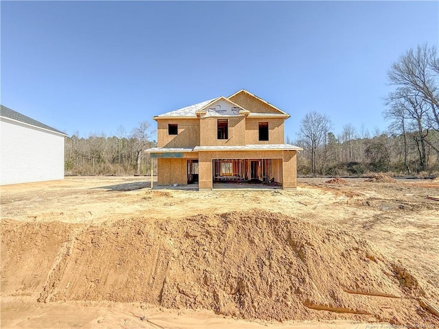 view of property under construction