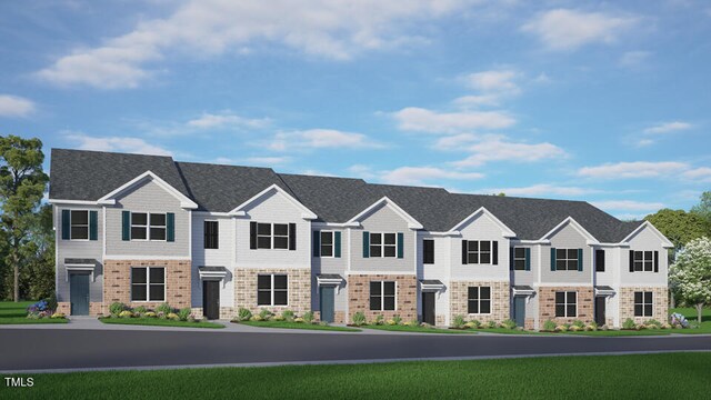 517 Old Battle Bridge Rd, Wendell, NC 27591 - view of townhome / multi-family property