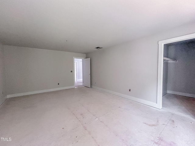1905 Old Bramble Ln Unit 4, Fuquay Varina, NC 27526 - unfurnished bedroom with a spacious closet and a closet