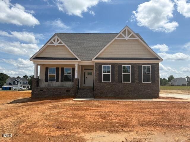 190 Sage Ln Unit 015, Four Oaks, NC 27524 - craftsman-style home featuring covered porch and crawl space
