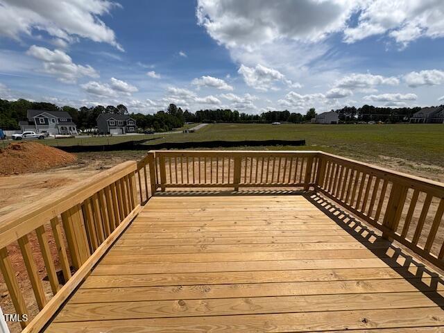 190 Sage Ln Unit 015, Four Oaks, NC 27524 - view of wooden deck