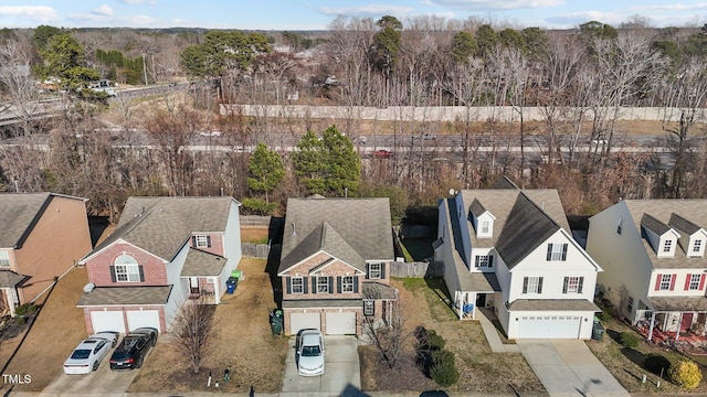 bird's eye view featuring a residential view