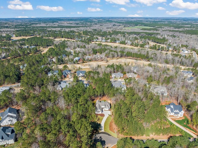 56 Mist Wood Ct, Pittsboro, NC 27312 - bird's eye view featuring a residential view