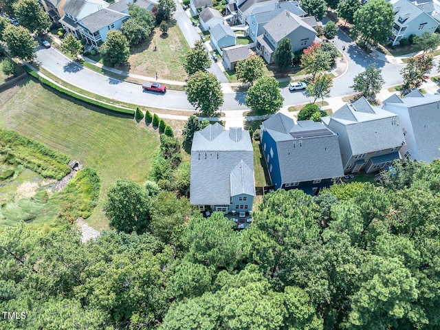 drone / aerial view featuring a residential view