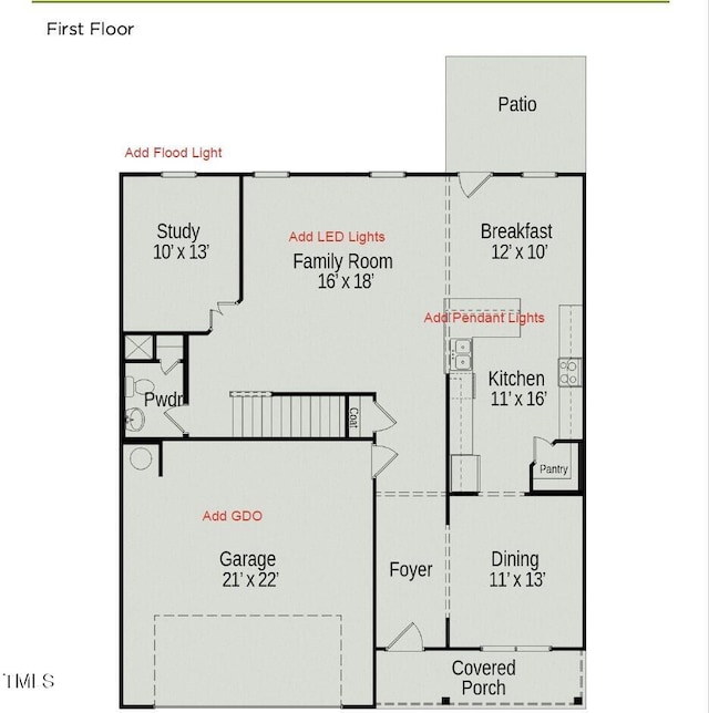 view of layout