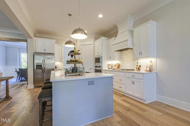 25 Blackhorn Ct, Pittsboro, NC 27312 - kitchen with stainless steel appliances, white cabinets, and light countertops