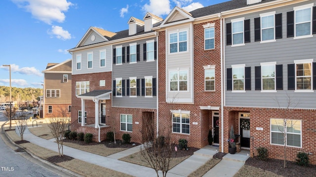 multi unit property with brick siding