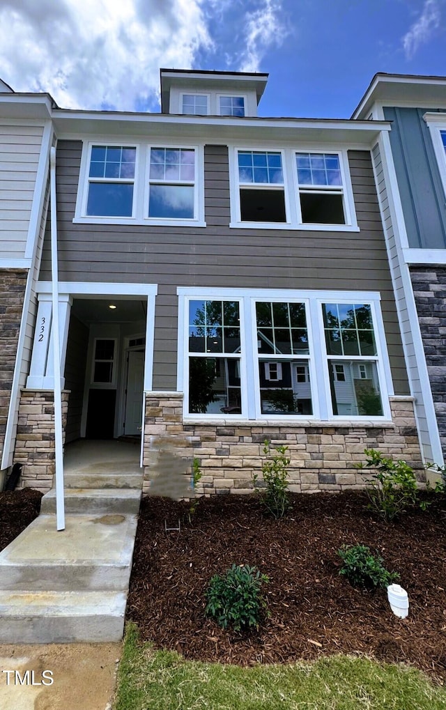 332 Church St Unit 45, Wendell, NC 27591 - view of front of property with stone siding