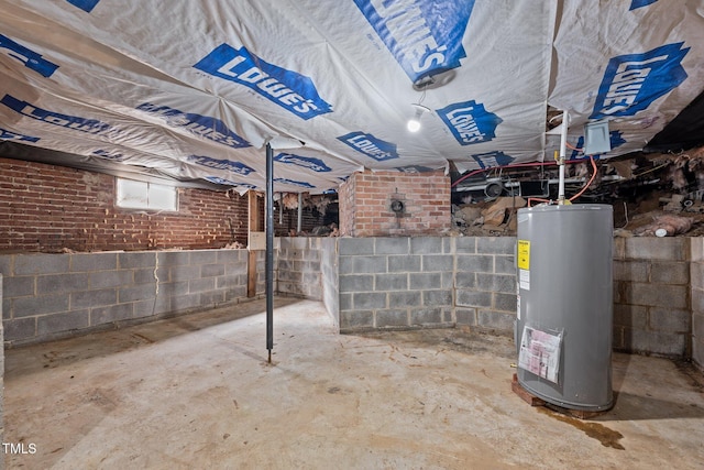 2810 Hickory Hill Rd, Burlington, NC 27215 - below grade area with water heater