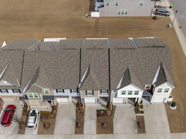 drone / aerial view featuring a residential view