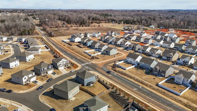 birds eye view of property featuring a residential view