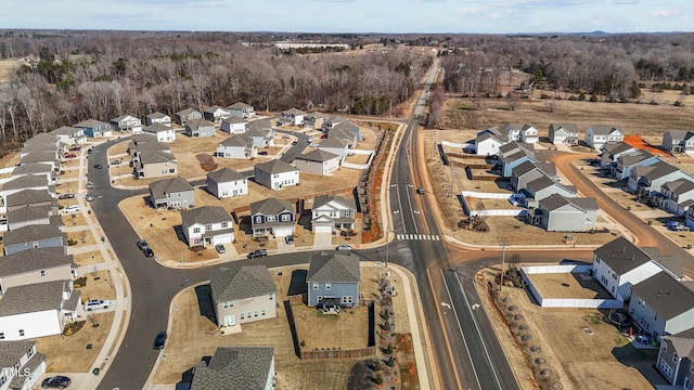 birds eye view of property featuring a residential view