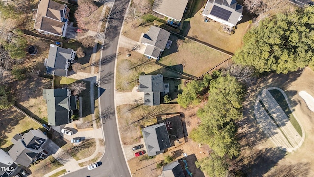 aerial perspective of suburban area