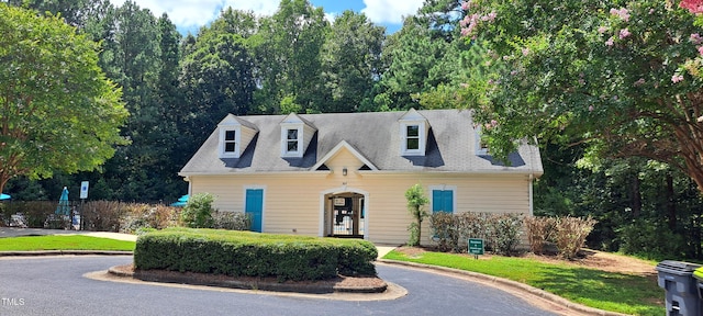 view of cape cod home