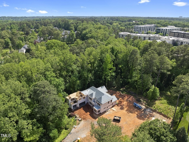 3601 Alamance Dr, Raleigh, NC 27609 - bird's eye view with a forest view