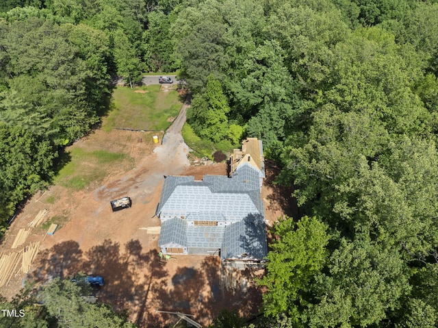 3601 Alamance Dr, Raleigh, NC 27609 - bird's eye view featuring a view of trees