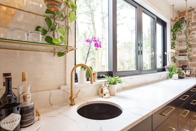 bathroom with a sink