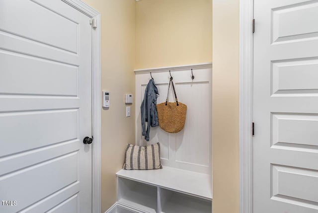 view of mudroom