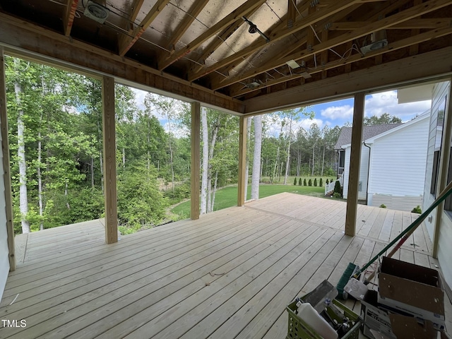 269 Deer Tail Ln Lot 44, Fuquay Varina, NC 27526 - view of wooden terrace