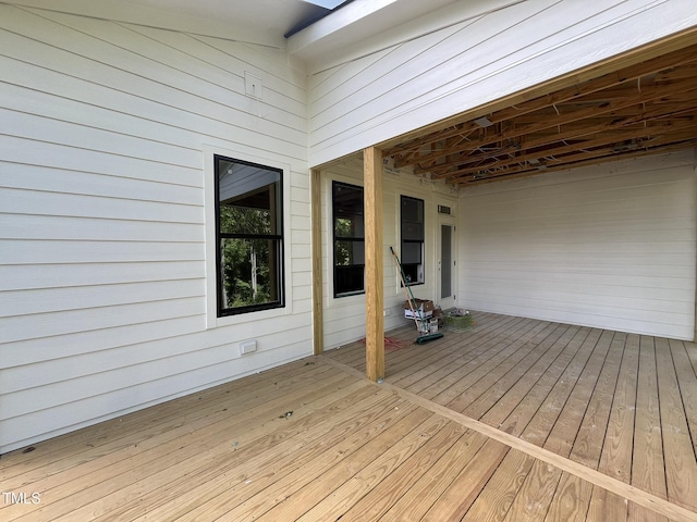 269 Deer Tail Ln Lot 44, Fuquay Varina, NC 27526 - view of wooden deck