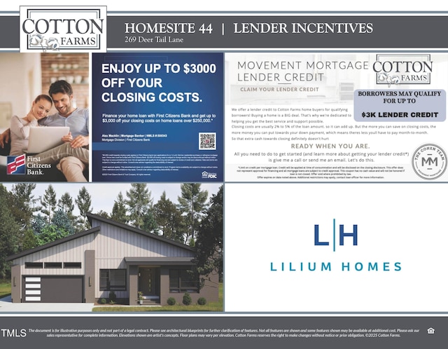 269 Deer Tail Ln Lot 44, Fuquay Varina, NC 27526 - view of a document with a collage of images