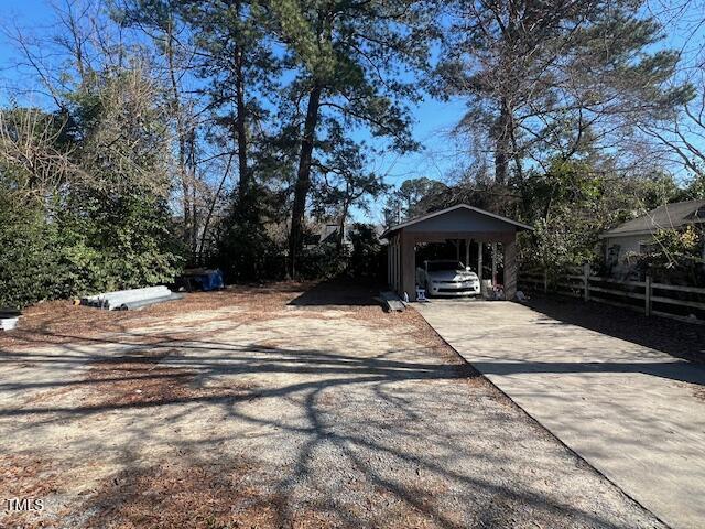 606 N Orange Ave, Dunn, NC 28334 - view of street featuring driveway