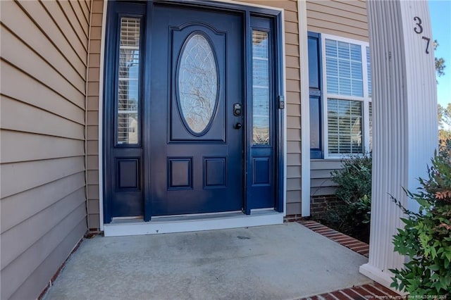 view of entrance to property