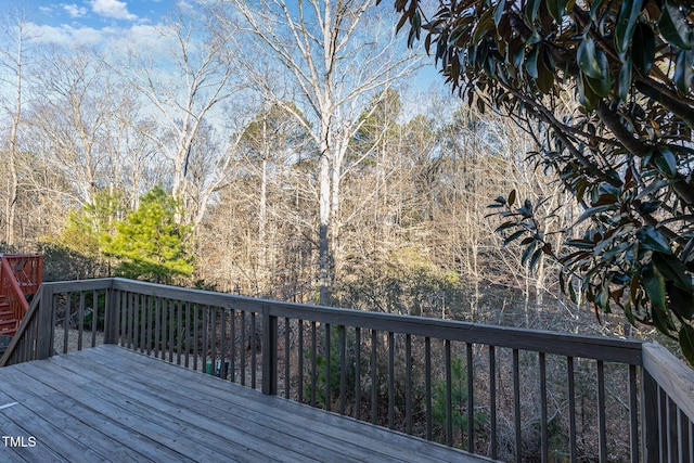 view of deck