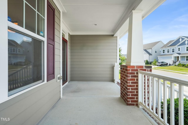 4508 Brintons Cottage St, Raleigh, NC 27616 - covered porch with a residential view