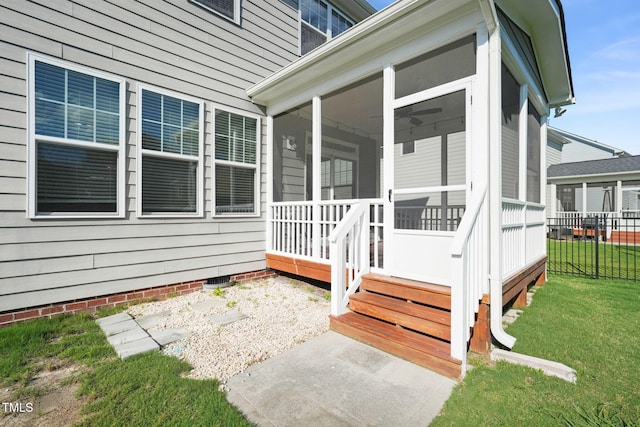 4508 Brintons Cottage St, Raleigh, NC 27616 - entrance to property featuring crawl space