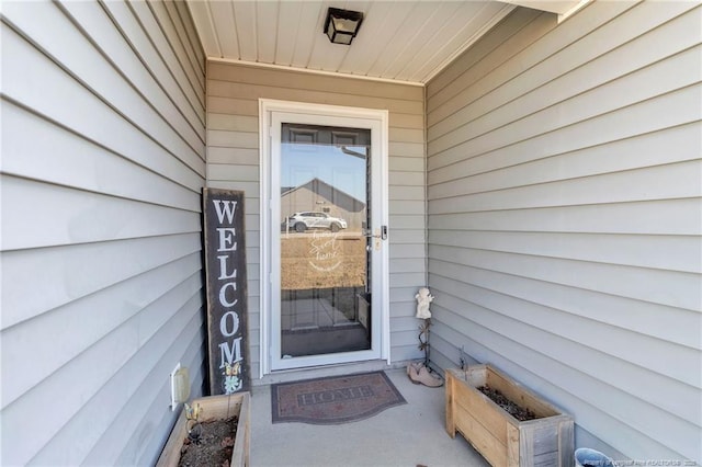 view of entrance to property