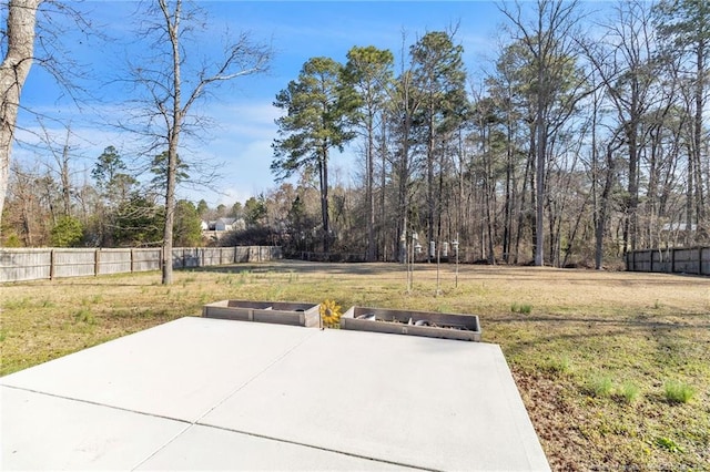 view of patio / terrace with fence