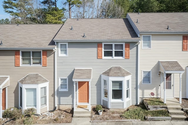 multi unit property with a shingled roof