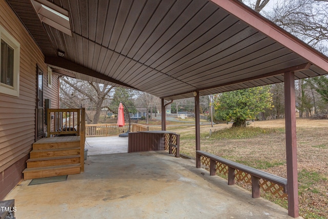 view of patio / terrace