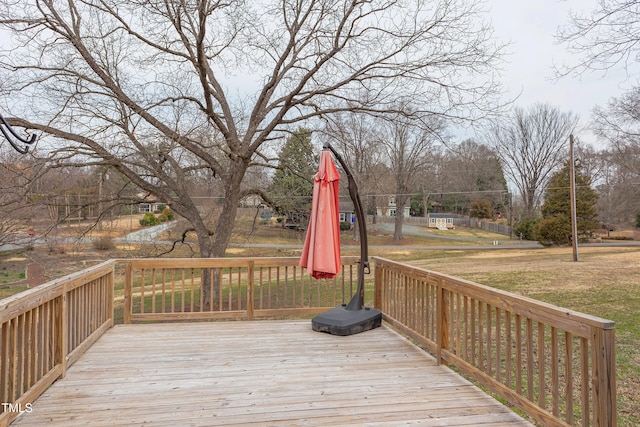 view of deck