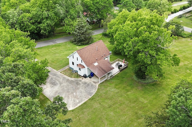 524 N Occoneechee St, Hillsborough, NC 27278 - aerial view of property and surrounding area