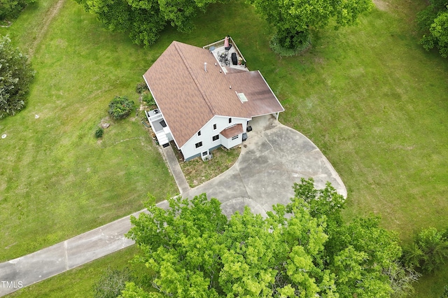524 N Occoneechee St, Hillsborough, NC 27278 - aerial view of property and surrounding area