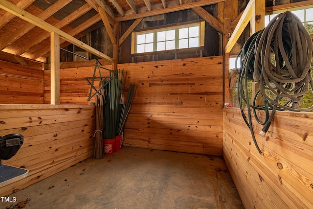 view of horse barn