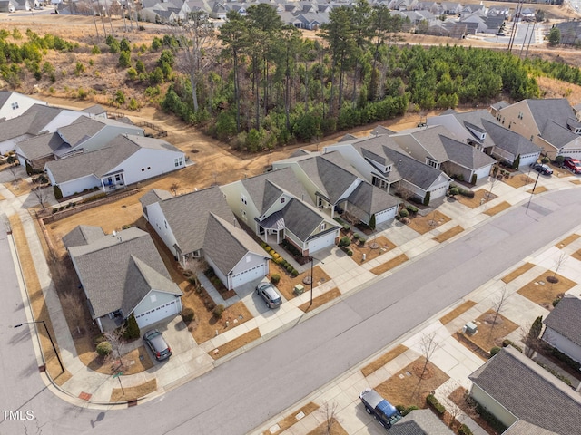 drone / aerial view featuring a residential view