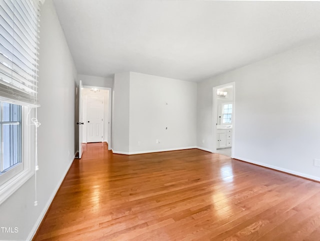 5317 Tifton Dr, Raleigh, NC 27610 - empty room with light wood-style floors