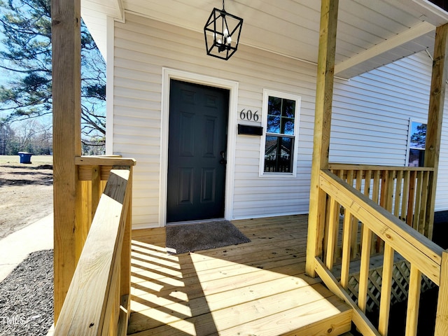 view of entrance to property