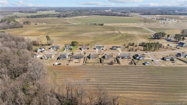 drone / aerial view featuring a rural view