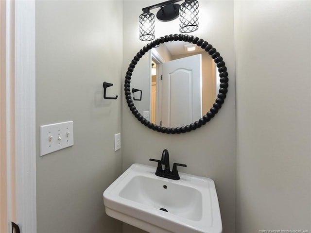 bathroom with a sink