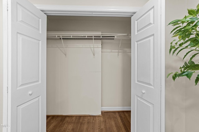 view of closet